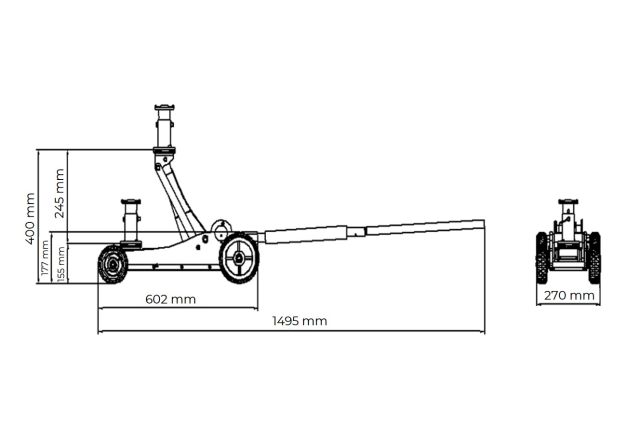 Гідравлічний домкрат Holzmann OWH1.5
