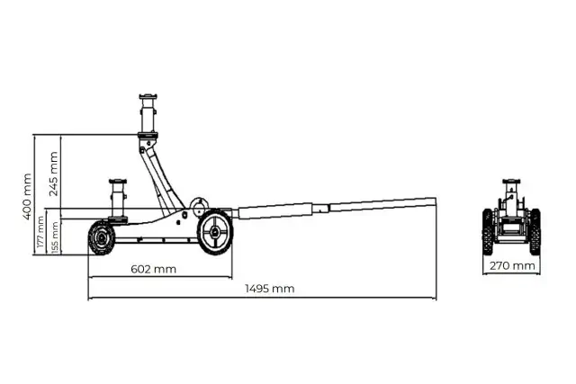 Гидравлический домкрат Holzmann OWH1.5 4