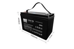 Солнечный фотоэлектрический инвертор OFF-GRID PGF OG-5500 MPPT 5.5KW + WiFi + аккумулятор Bass Polska AGM BP-5976 (х4)