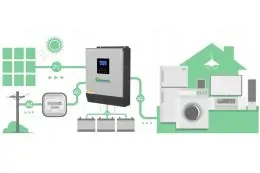 Солнечный фотоэлектрический инвертор OFF-GRID PWM3KW50A PWM 3 KW + WiFi + аккумулятор Bass Polska AGM BP-5976 (х2) 5