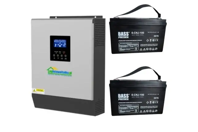 Солнечный фотоэлектрический инвертор OFF-GRID PWM3KW50A PWM 3 KW + WiFi + аккумулятор Bass Polska AGM BP-5976 (х2) 1