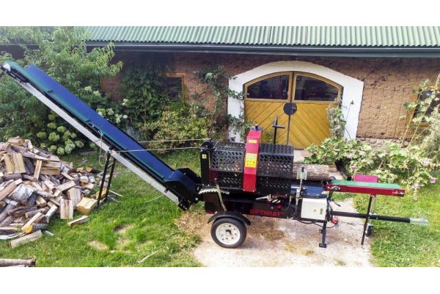 Напівавтоматична машина для різання і розколу...