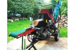 Напівавтоматична машина для різання і розколювання дров OPTIMAT Titanium CLS 12 8