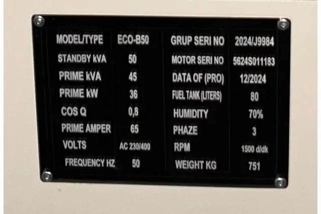 Дизельный генератор TMG POWER ECOB-50 8