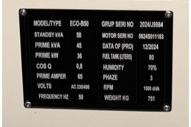 Дизельный генератор TMG POWER ECOB-50