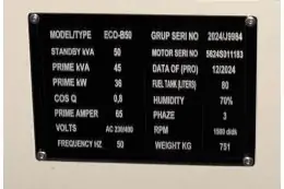 Дизельний генератор TMG POWER ECOB-50 8