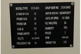 Дизельный генератор TMG POWER ECOB-25 6