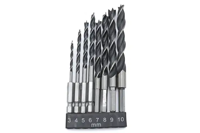 Набор сверл по дереву HEX 1/4», 8 шт TAGRED TA4184 1