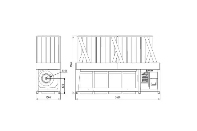 Внутрішньоцехова промислова аспірація Unalsan AMS 100 ET 2