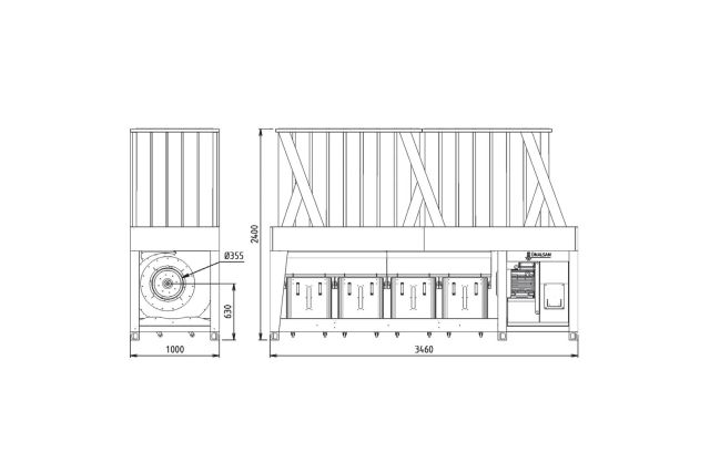 Внутрицеховая промышленная аспирация Unalsan...