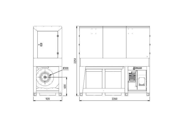 Внутрішньоцехова промислова аспірація Unalsan...
