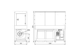 Внутрішньоцехова промислова аспірація Unalsan AMS 65 KT