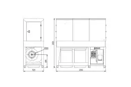 Внутрішньоцехова промислова аспірація Unalsan AMS 65 KT 2