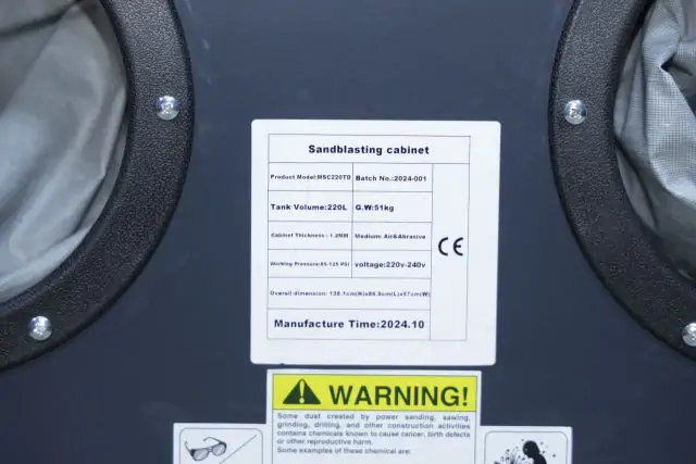 Пескоструйная камера MAST MSC220TD+DC15 (верхние дверцы) 9