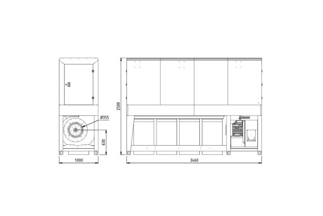 Внутрицеховая промышленная аспирация Unalsan...