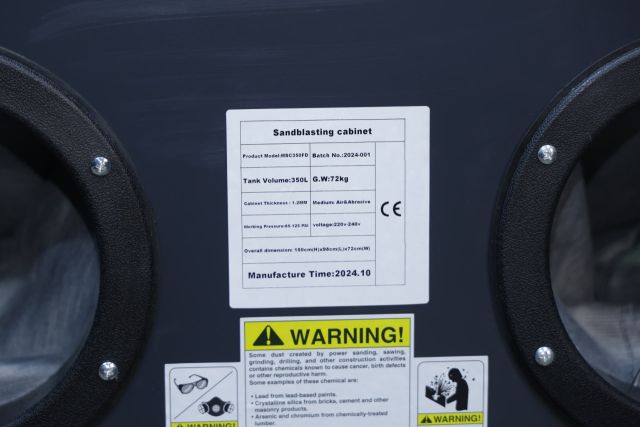 Піскоструйна камера MAST MSC350FD+DC15 (передні...