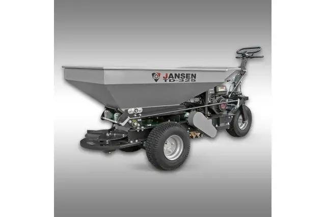 Самохідний розкидач добрив та піску Jansen TD-325 1