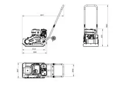 Віброплита Zipper ZI-RPE60E 6