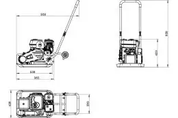 Виброплита Zipper ZI-RPE90E 6