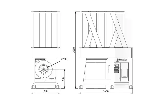 Внутрицеховая промышленная аспирация Unalsan AMS 35 ET 2
