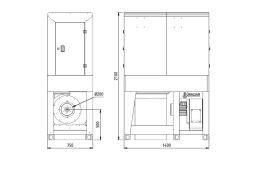 Внутрицеховая промышленная аспирация Unalsan AMS 35 KT