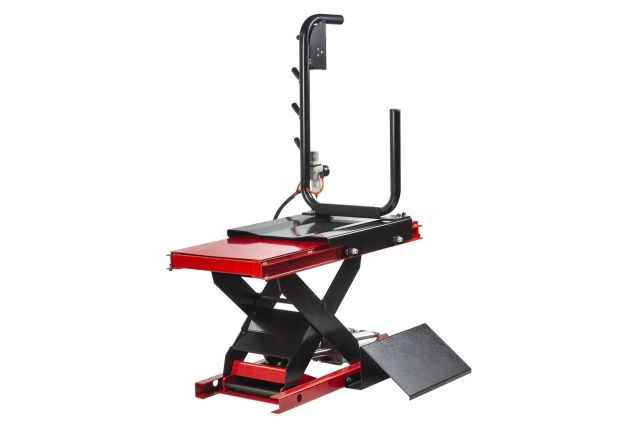 Пневматический подъемник колесный для...