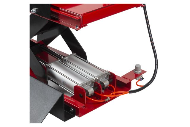 Пневматический подъемник колесный для...