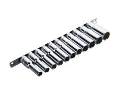 Длинные головки 1/2" 78 мм, комплект 11шт BOXO