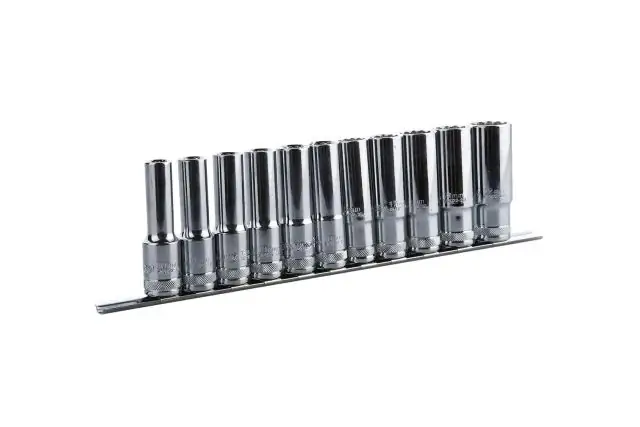 Длинные головки 1/2" 78 мм, комплект 11шт BOXO 2