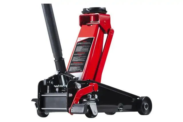 Подкатной гидравлический домкрат 3 т с быстрым подъемом (ножной насос) REDATS LS-350 2