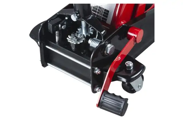 Підкатний гідравлічний домкрат 3 т зі швидким підйомом (ножний насос) REDATS LS-350 11