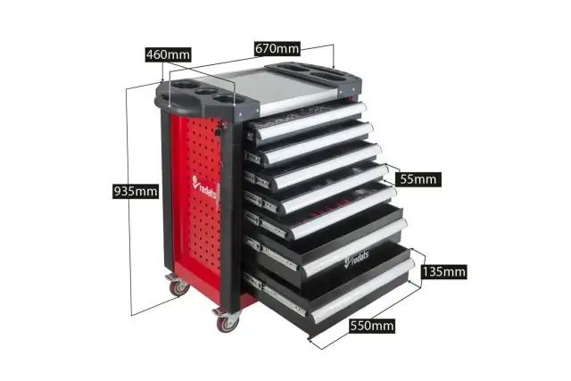 Візок для майстерні з інструментами 420 елементів REDATS 4