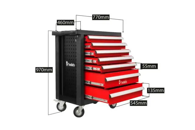 Профессиональная тележка для инструмента REDATS 7 ящиков 3