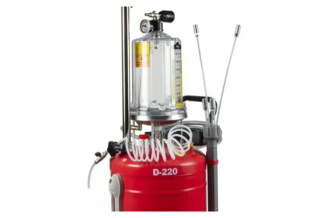  Устройство для откачки и слива масла 80 л с чашей 16 л. REDATS D-220 6