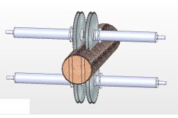 Многопильный станок для производства бруса H.P.M.500