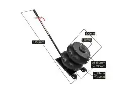 Пневматичний домкрат 8 т REDATS 10