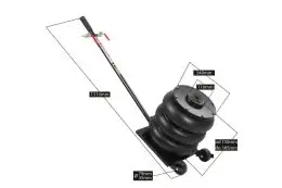 Пневматичний домкрат 4,5 т REDATS Snowman 10
