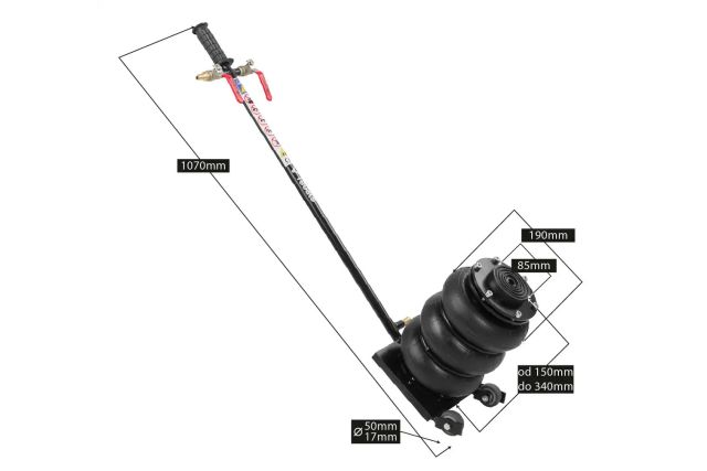 Пневматический домкрат 2 т REDATS Snowman