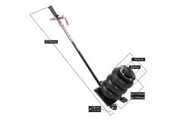 Пневматический домкрат 2 т REDATS Snowman 10