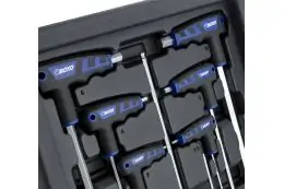 Ключі шестигранні Т-типу BOXO 8шт 3