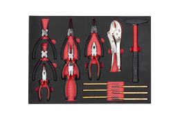 Тележка с инструментом REDATS 7+2 (258 элементов в наборе)