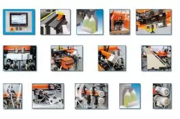 Кромкооблицовочный станок STOMANA KZM6 2RTF CNC 2