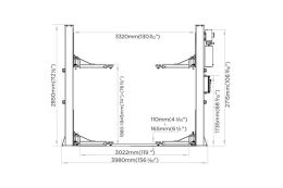 Автоматичний двоколонний підйомник REDATS L-280