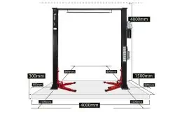 Автоматический двухколонный подъемник REDATS L-260 9