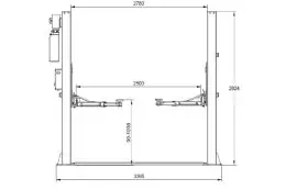 Автоматичний двоколонний підйомник REDATS L-220R 9