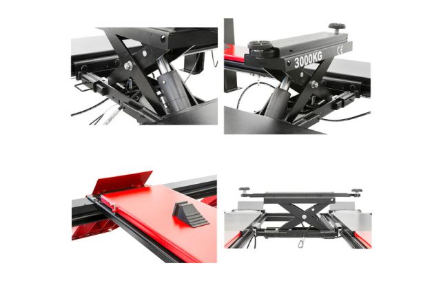 Полуавтоматический четырехколонный подъемник...