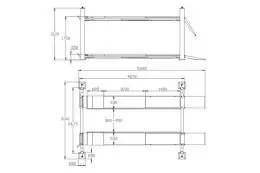 Напівавтоматичний чотириколонний підйомник REDATS L-420 9