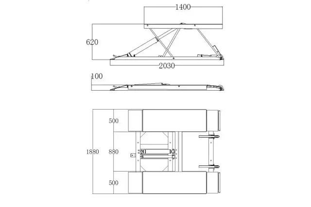  Подъемник ножничный REDATS L-520F 7