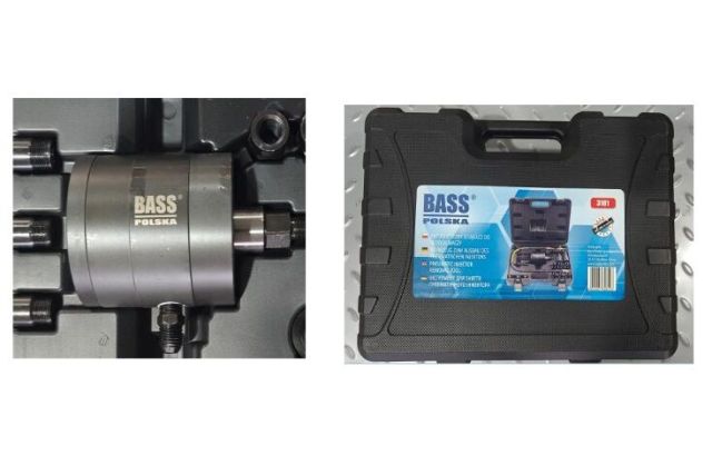 Пневматический съемник форсунок с адаптерами...