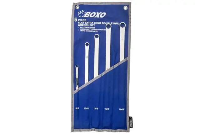 Набір накидних ключів з хромованої сталі BOXO 5 шт 1